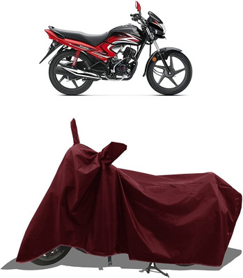 smwzxyu Waterproof Two Wheeler Cover for Honda(Dream Yuga, Maroon)