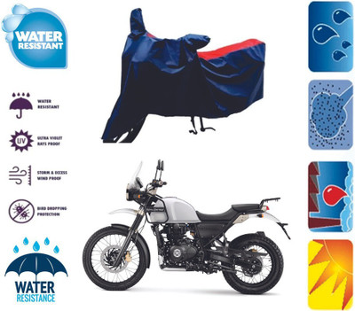 Mdstar Waterproof Two Wheeler Cover for Royal Enfield(Himalayan, Red, Blue)