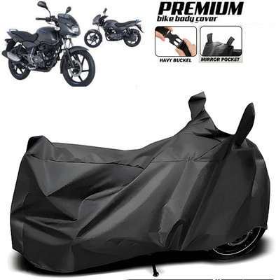 smwzxyu Waterproof Two Wheeler Cover for Bajaj(Pulsar 150, Black)