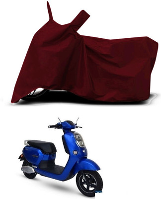 VESMEI Two Wheeler Cover for Okinawa(Lite, Red)
