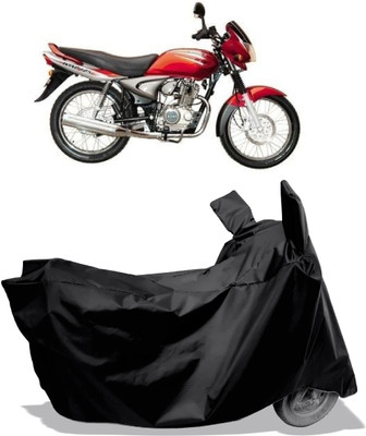 Amexride Two Wheeler Cover for Bajaj(Wind 125, Black)
