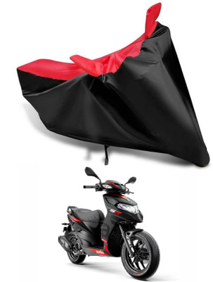 KEDIT Two Wheeler Cover for Aprilia(SR 160, Red, Black)