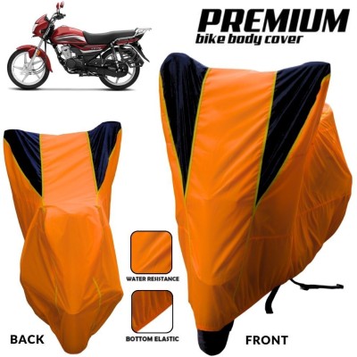 MADAFIYA Two Wheeler Cover for Honda(CD 110 Dream, Orange, Black, Yellow)