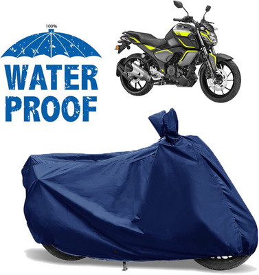 OliverX Waterproof Two Wheeler Cover for Yamaha(FZ S V3, Blue)
