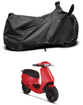 Duffel Two Wheeler Cover for Ola(Electric Scooter, Black)