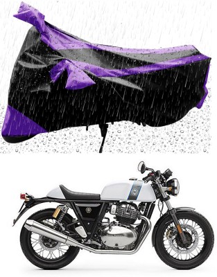 Mdstar Waterproof Two Wheeler Cover for Royal Enfield(Continental GT, Purple, Black)