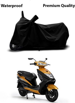 EGAL Waterproof Two Wheeler Cover for Ampere(REO BS6, Black)