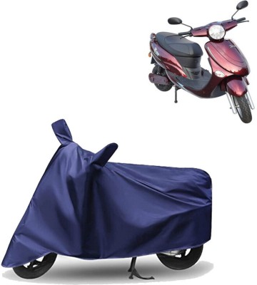 AUTO PEARL Two Wheeler Cover for Avon(E Star BS6, Blue)