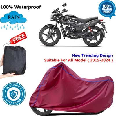 AUTOCAD Waterproof Two Wheeler Cover for Hero(Passion Xpro, Maroon)