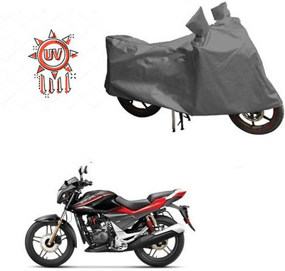 DeepShakshi AUTOMOTIVE Waterproof Two Wheeler Cover for Honda(CBZ Extreme, Grey)