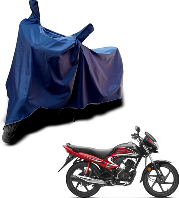 KEDIT Two Wheeler Cover for Honda(Dream Yuga, Blue)
