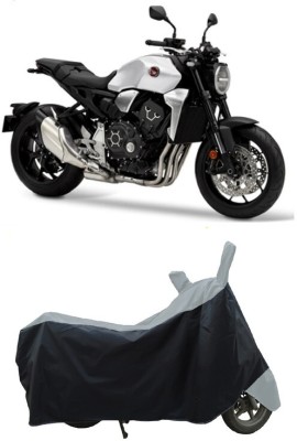 Coxtor Waterproof Two Wheeler Cover for Honda(CB 1000R, Grey)