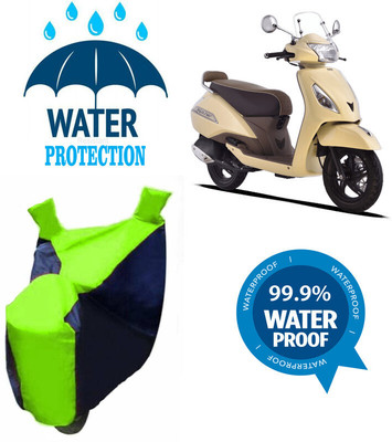 Mdstar Waterproof Two Wheeler Cover for TVS(Jupiter, Multicolor)