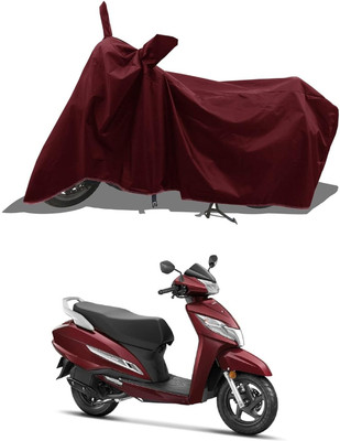 KEDIT Two Wheeler Cover for Honda(Activa 125, Maroon)