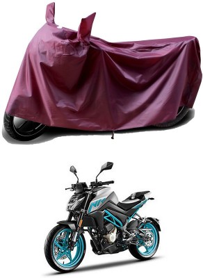 THE REAL ARV Waterproof Two Wheeler Cover for CFMoto(300NK, Maroon)