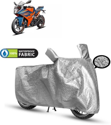 PAGORA Waterproof Two Wheeler Cover for KTM(RC 390 BS6, Silver)