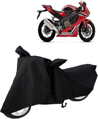 MMSSTAR Waterproof Two Wheeler Cover for Honda(CBR 1000RR, Black)