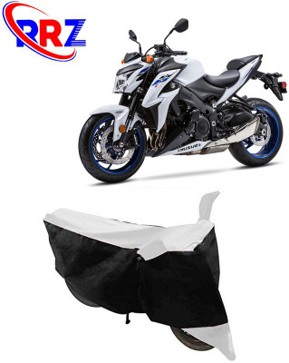 RRZ Waterproof Two Wheeler Cover for Suzuki(GSX-S1000 ABS, Black, White)