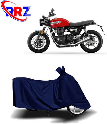 RRZ Two Wheeler Cover for Triumph(Speed Twin, Blue)