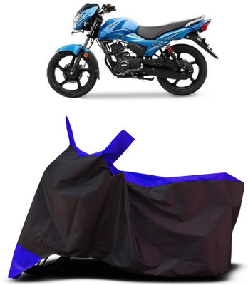 VESMEI Two Wheeler Cover for TVS(Victor New, Blue)