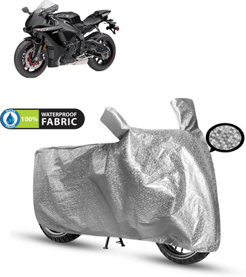 CODOKI Waterproof Two Wheeler Cover for Yamaha(YZF R1M BS6, Silver)