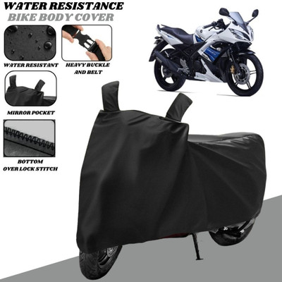 SRP PRODUCT Waterproof Two Wheeler Cover for Yamaha(R15 s, Black)