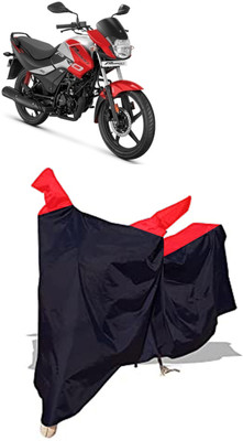 Amexride Two Wheeler Cover for Hero(Passion Pro i3S, Black)