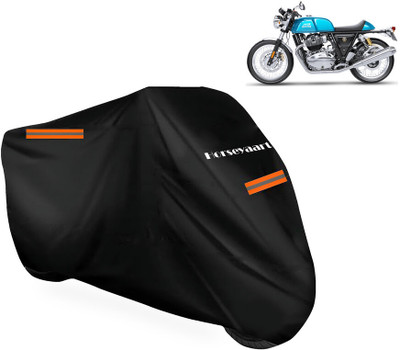 Horseyaart Waterproof Two Wheeler Cover for Royal Enfield(Continental GT, Black)