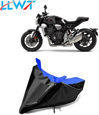 KPIND Waterproof Two Wheeler Cover for Honda(CB 1000R, Black, Blue)