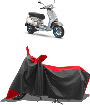 AASHTIK MART Two Wheeler Cover for Piaggio(Elettrica, Red)