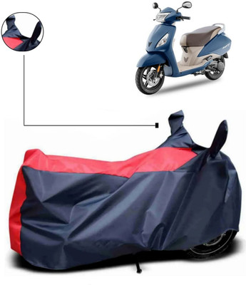 DeepShakshi AUTOMOTIVE Waterproof Two Wheeler Cover for TVS(Jupiter, Red, Blue)