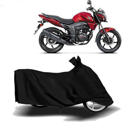 Mdstar Waterproof Two Wheeler Cover for Honda(CB Twister, Black)