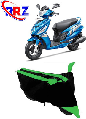 RRZ Waterproof Two Wheeler Cover for Hero(Maestro Edge, Black, Green)