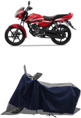 SUGASHRI Waterproof Two Wheeler Cover for TVS(Phoenix, Grey, Blue)