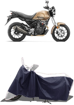 SUGASHRI Waterproof Two Wheeler Cover for Hero(MotoCorp XPulse, White, Blue)