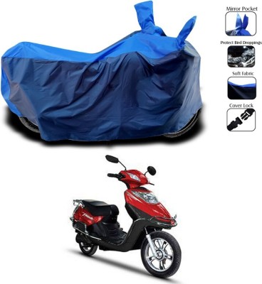 DeepShakshi AUTOMOTIVE Two Wheeler Cover for Hero(Electric Flash, Black, Blue)