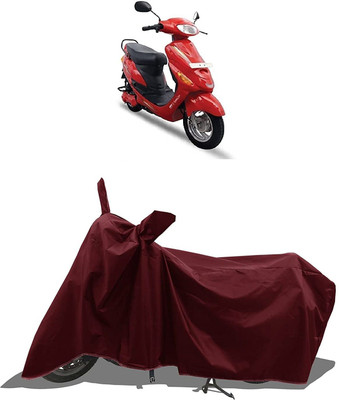 KEDIT Two Wheeler Cover for Hero(Electric E-Sprint, Maroon)