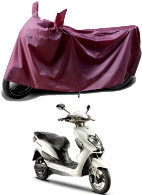 THE REAL ARV Waterproof Two Wheeler Cover for Evolet(Derby, Maroon)