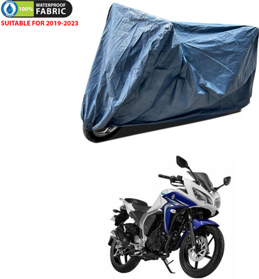 PAGORA Waterproof Two Wheeler Cover for Yamaha(Fazer-250 BS6, Blue)