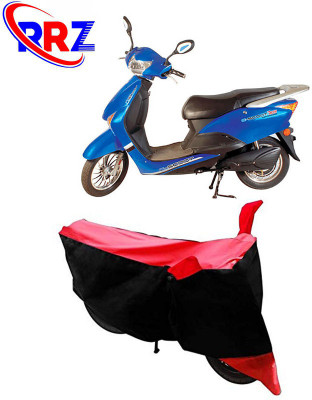 RRZ Waterproof Two Wheeler Cover for Avon(E Scoot, Black, Red)