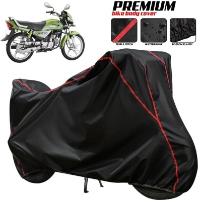 xodi Waterproof Two Wheeler Cover for Hero(HF Deluxe Eco, Black)