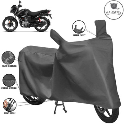 MADAFIYA Waterproof Two Wheeler Cover for Hero(New Glamour, Grey)