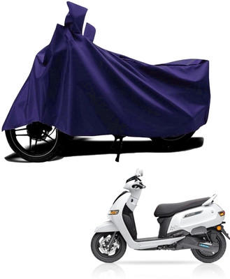 KEDIT Two Wheeler Cover for Universal For Bike(iQube, Blue)