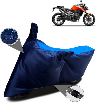 THE REAL ARV Waterproof Two Wheeler Cover for KTM(790 Duke, Blue)