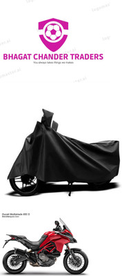 bhagat chander traders Waterproof Two Wheeler Cover for Ducati(Multistrada, Black)