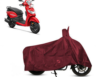 EGAL Waterproof Two Wheeler Cover for Hero(Pleasure Plus, Maroon)