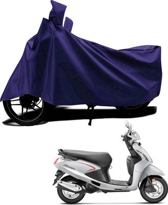 KEDIT Waterproof Two Wheeler Cover for Hero(Pleasure Plus, Blue)