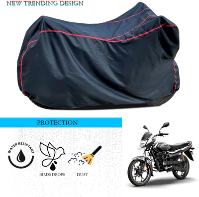 ANTHUB Waterproof Two Wheeler Cover for Bajaj(Platina 110, Black)