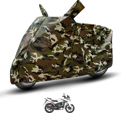 Auto Hub Waterproof Two Wheeler Cover for Hero(Ignitor, Brown)