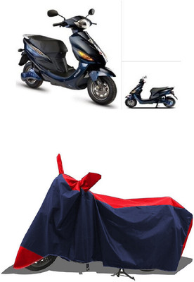 SUGASHRI Waterproof Two Wheeler Cover for Electric Cruz(X1, Red, Blue)